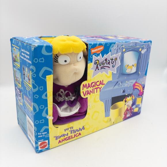 Vintage 1998 Mattel Nickelodeon Rugrats Toon Team Angelica Magical Vanity NEW - Picture 2 of 6